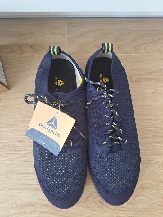 Delta plus lekkie oddychające buty ochronne z antypoślizgową podeszwą