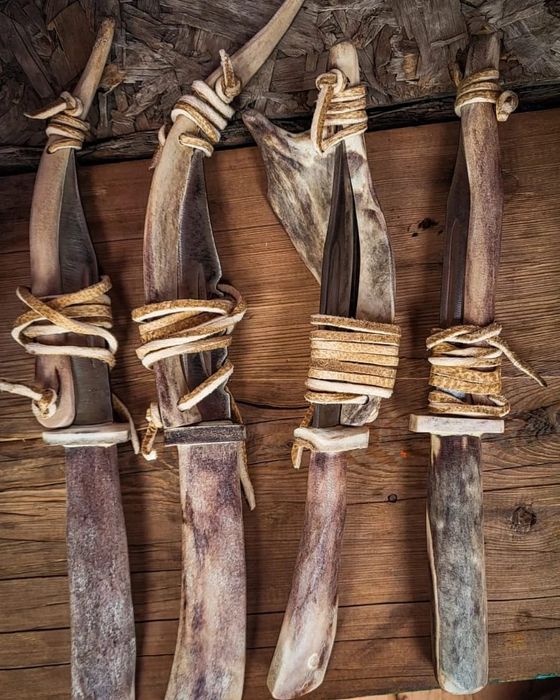 Nóż z poroża renifera OSTATNIA SZTUKA!