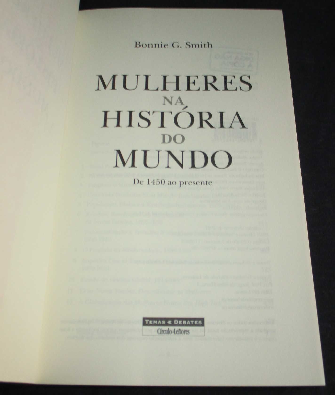 Livro Mulheres na História do Mundo Bonnie G. Smith