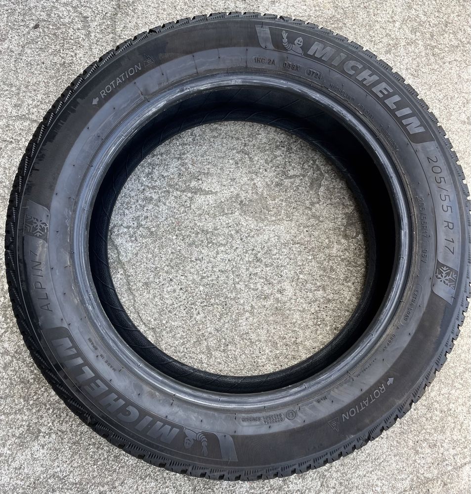 4x opony zimowe 205/55 r17 95V Michelin Alpin 7 (2024r 7,5mm)