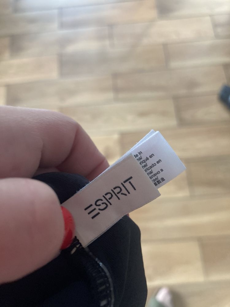 Esprit kostium stroj czarny prazkowany L xl diverse