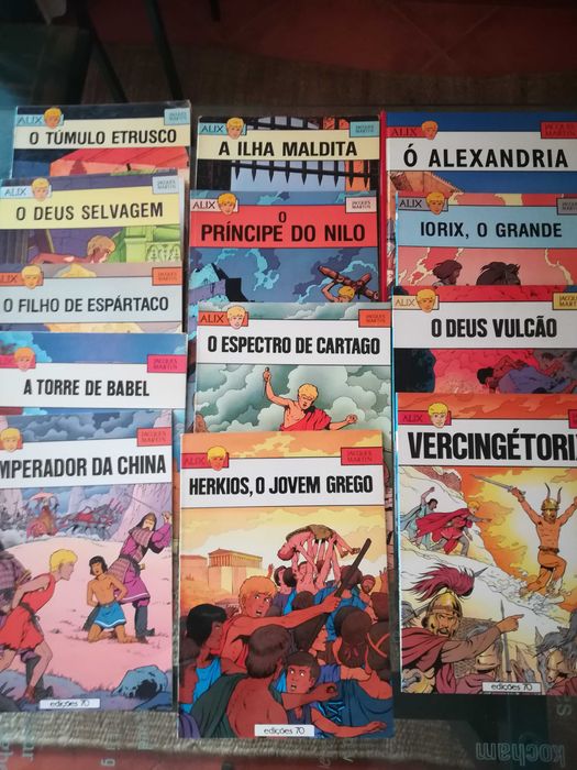 Livro banda desenhada Alix