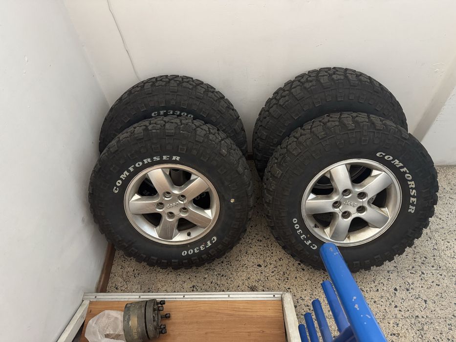 Jantes e pneus Jeep Grand Cherokee
