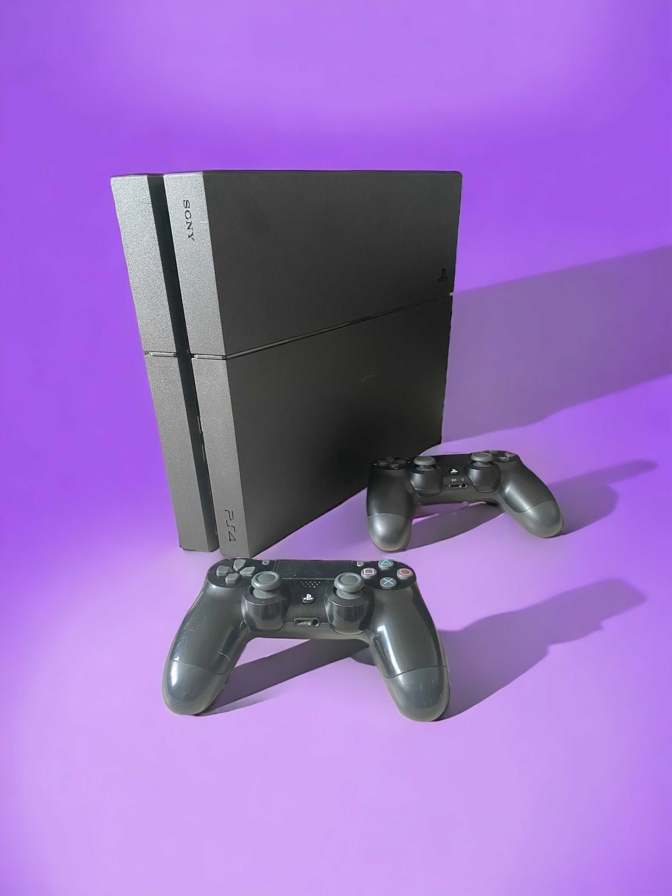 Playstation 4 FAT 500 ГБ + 2 джойстики, гарантія, без переплат