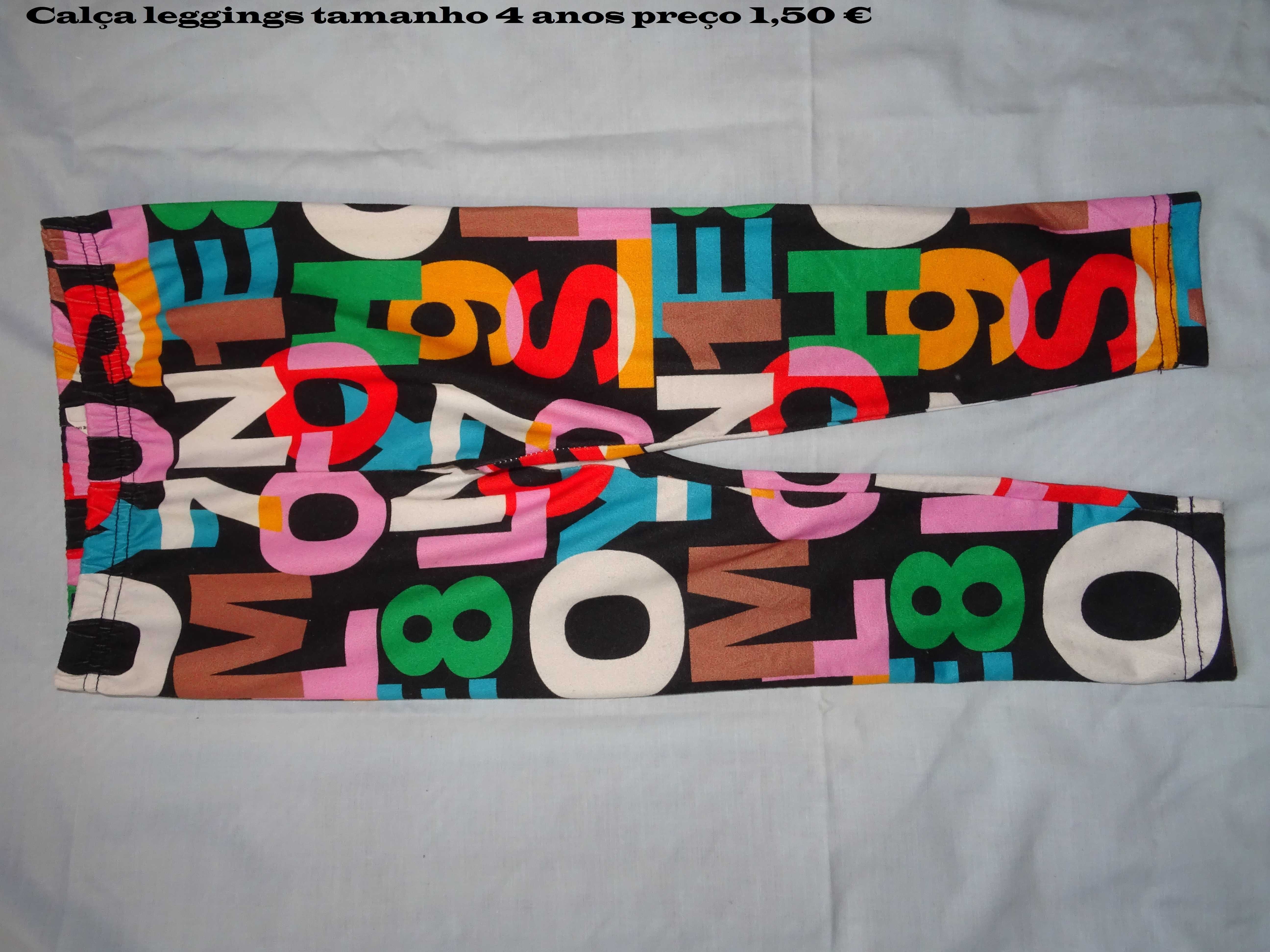 calças leggings e pijama de 6 meses a 14 anos outono e inverno