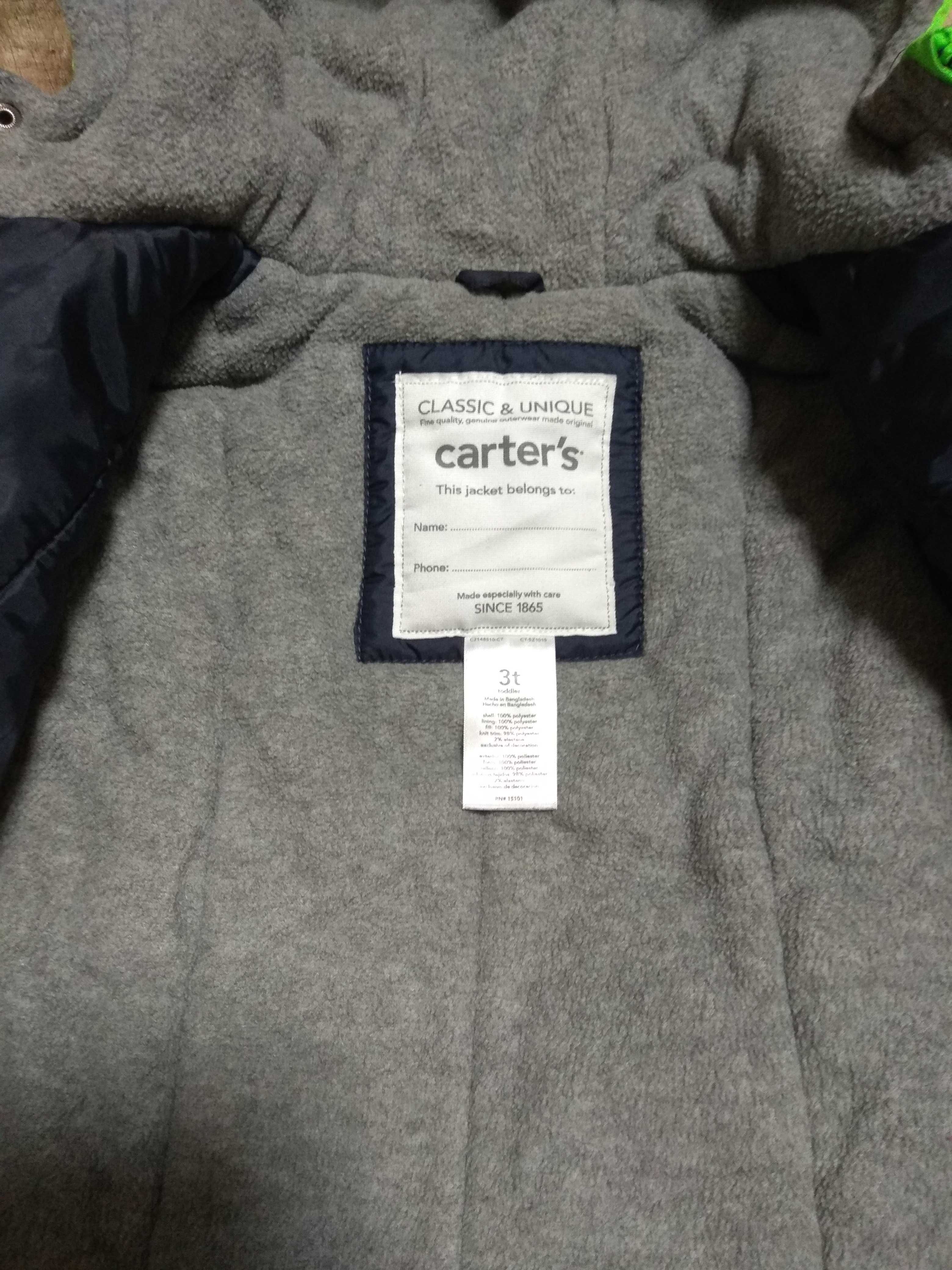 Зимний комплект Carter's. 3 Т(92-98см).