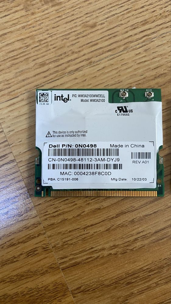 Intel modem wifi do laptopa WM3A2100 WM3B2200BG