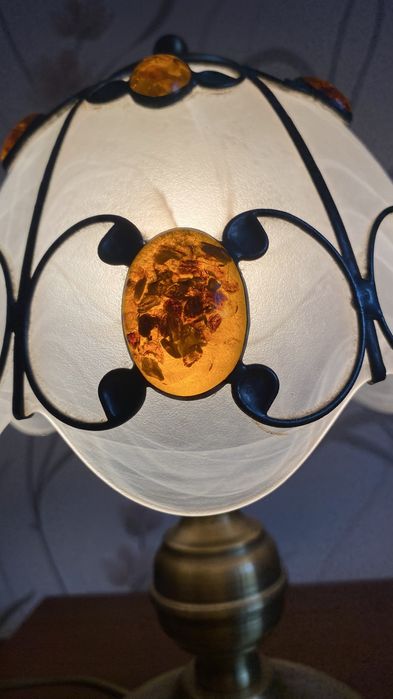 Lampy stojące nocne i wisząca komplet