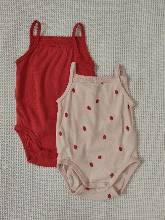 2 x body dziewczęce rozm. 68 HM
