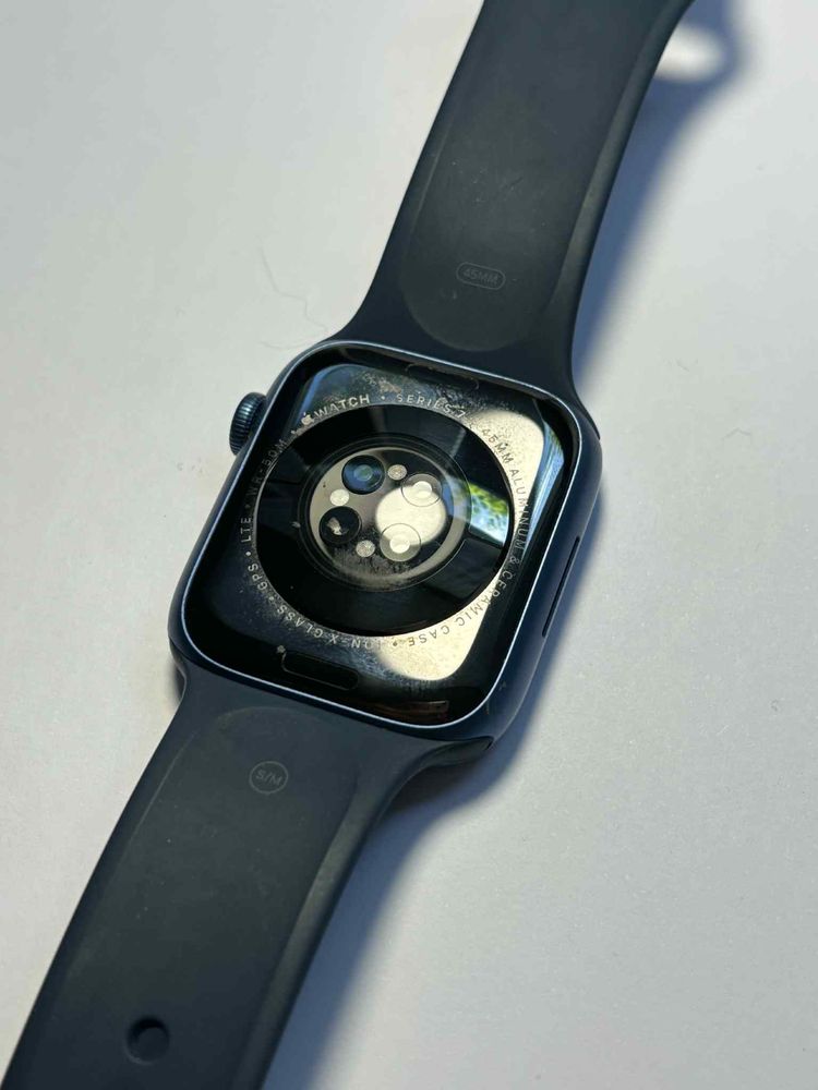 Apple Watch series 7 GPS + Cellular granatowy