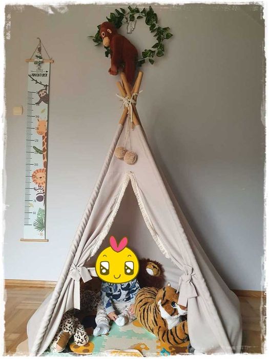 Beżowe namiot tipi dziecięce Oh Babe