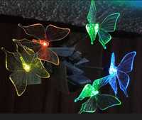 Lampa solarna Motyl zmieniający kolor