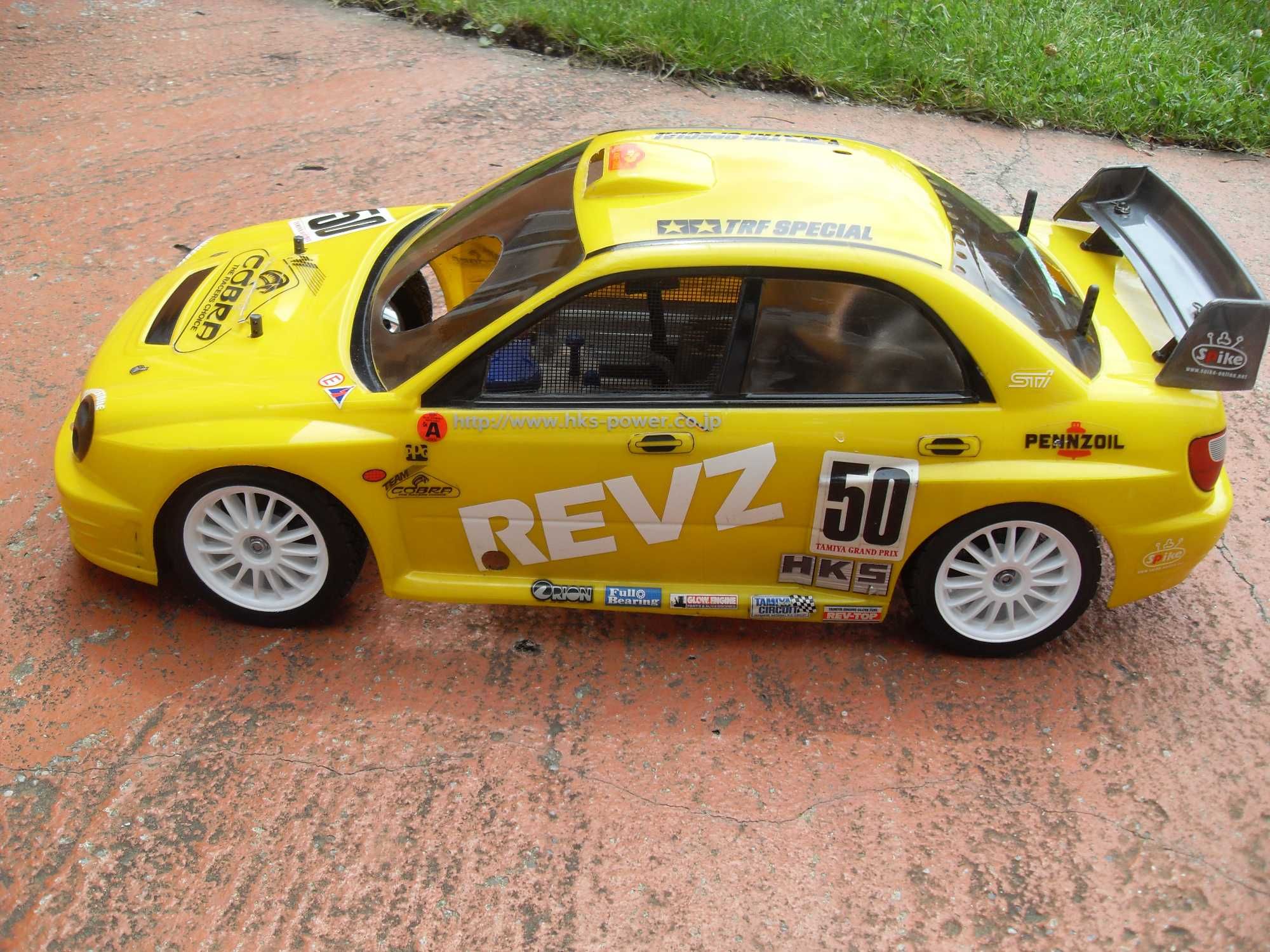 TAMIYA TGX MK1 Subaru WRC 2002 4WD 1:8 NITRO Model RC Spalinowy