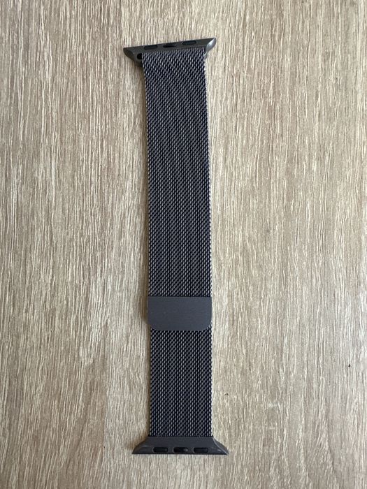 Ремешок для ApWatch или других моделей часов миланское плетенье серый