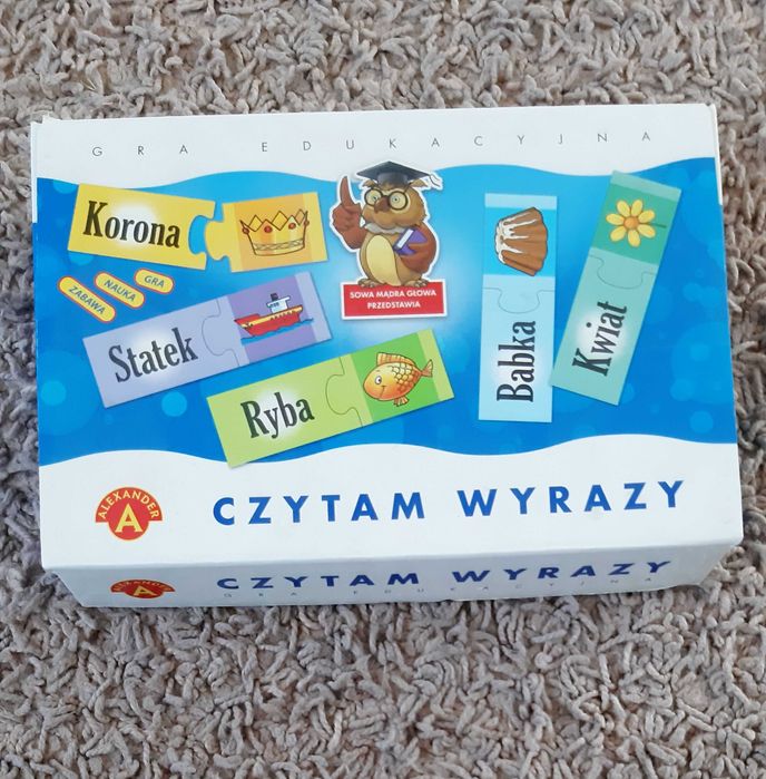 Gra edukacyjna "Czytam wyrazy" wyd. Alexander