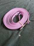 Smycz pvc 5m diament liliowa fioletowa wodoodporna biothane