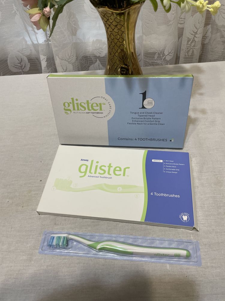 Зубна щітка, 4 шт. в упаковці, Амвей, Glister™