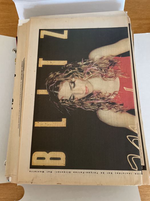 Madonna - Centenas de reportagens e recortes de revistas dos anos 89 e 90