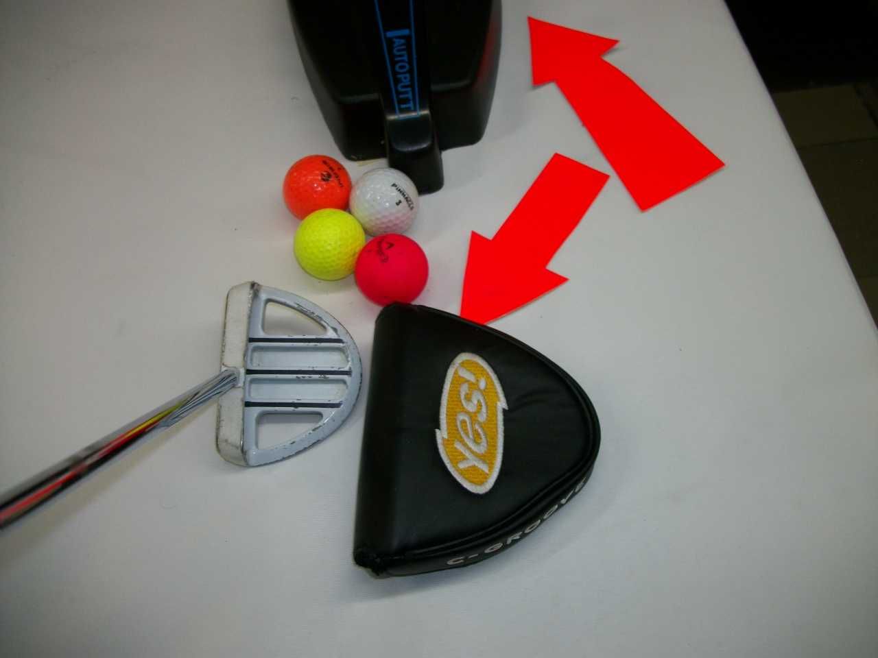 Putter golf puter  +gratisy  dołek  piłki  całość  110 zł