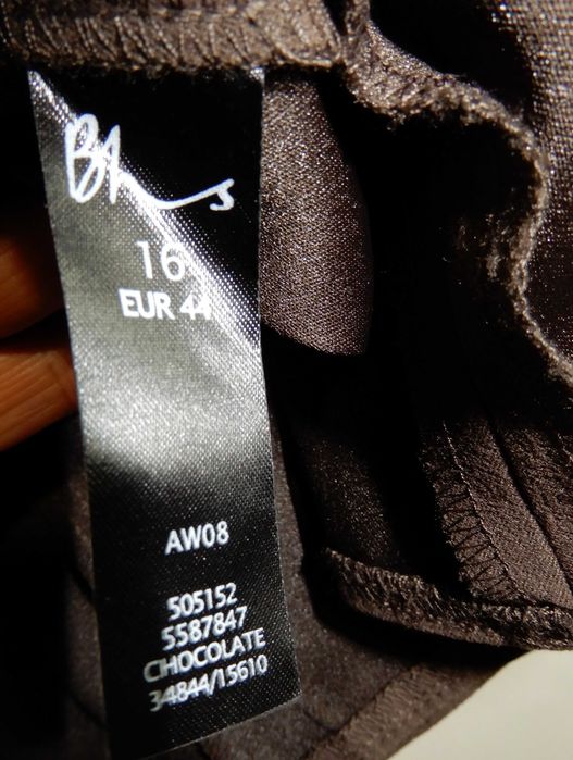 Spódnica maxi brązowa rozkloszowana Bhs 44 XXL