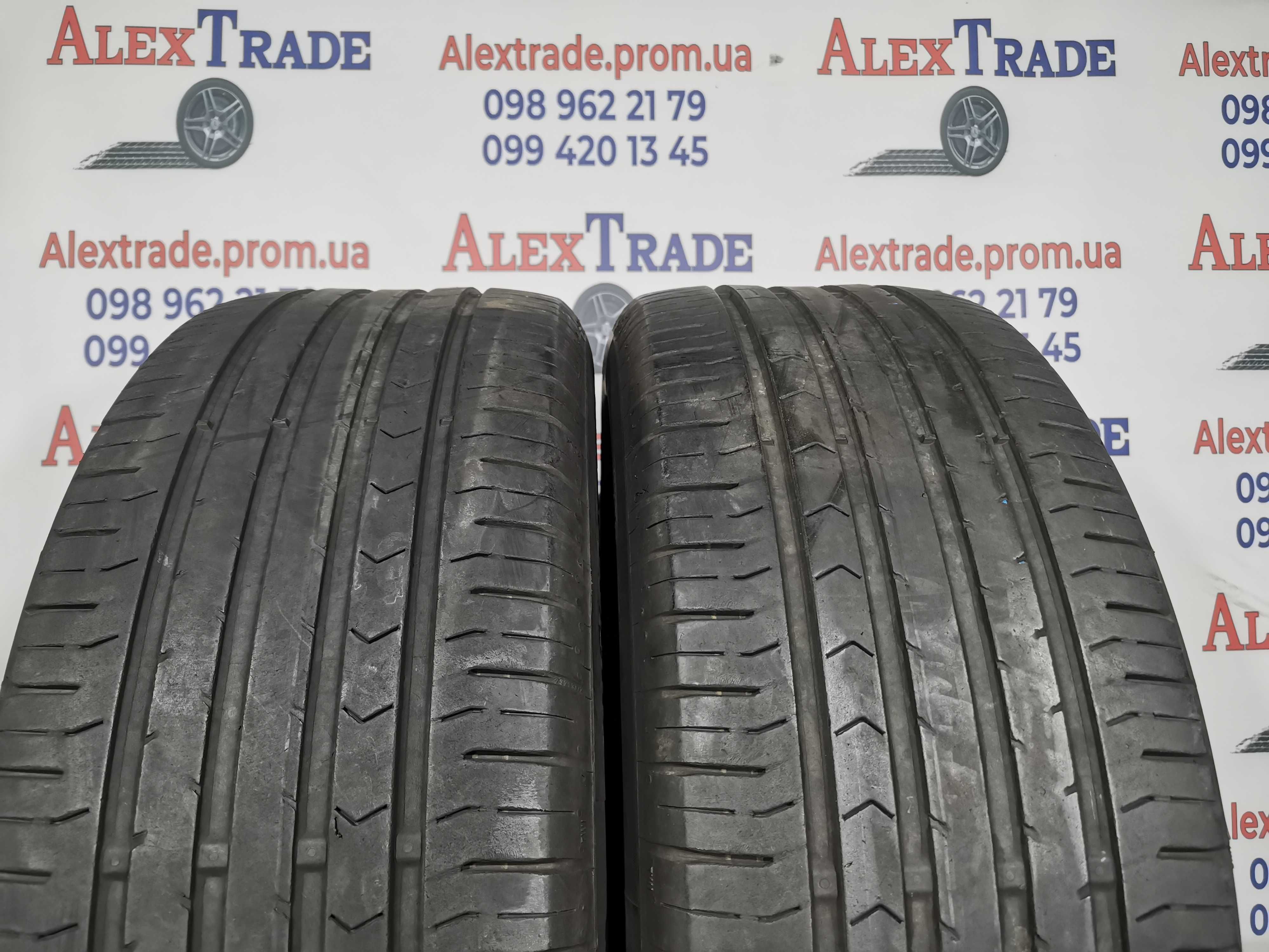 2 шт. 205/55 R16 Continental ContiPremiumContact 5 літні шини б/у