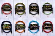 Кабель гитарный Fender, инструментальный, патч-кабель