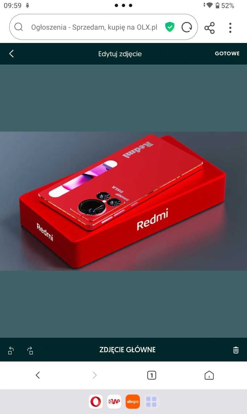 ELEGANCKI REDMI NOTE 13pro 5G. Pamięć 8|256gb