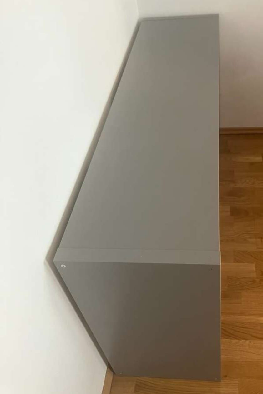 Kallax ikea 2×4 szary