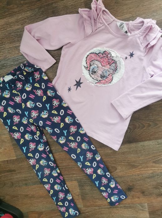 Komplet C&A My Little Pony – bluzka + leginsy 116
