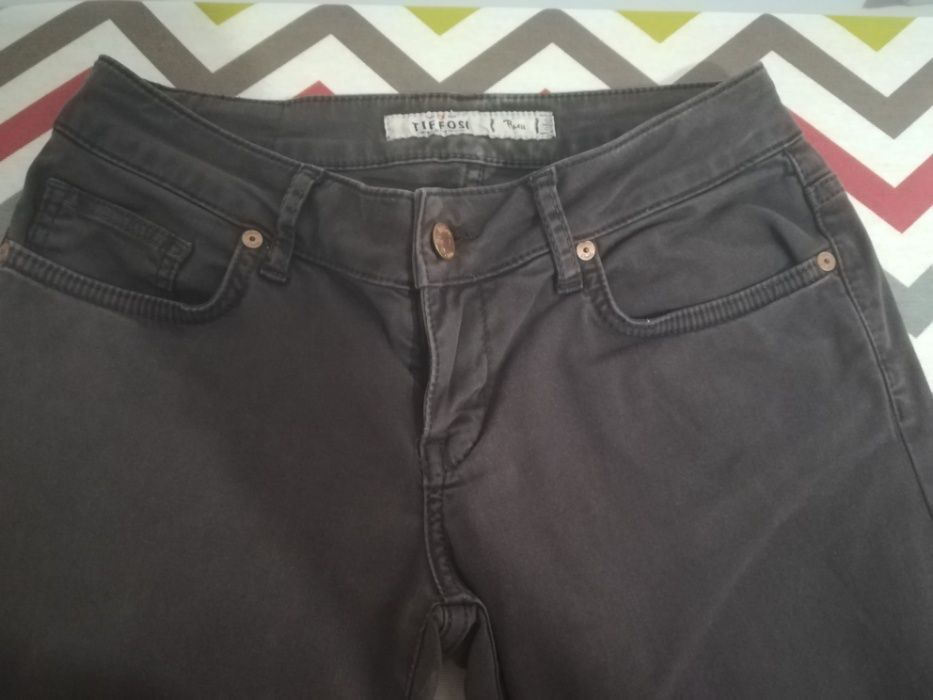 Calças de ganga Castanhas