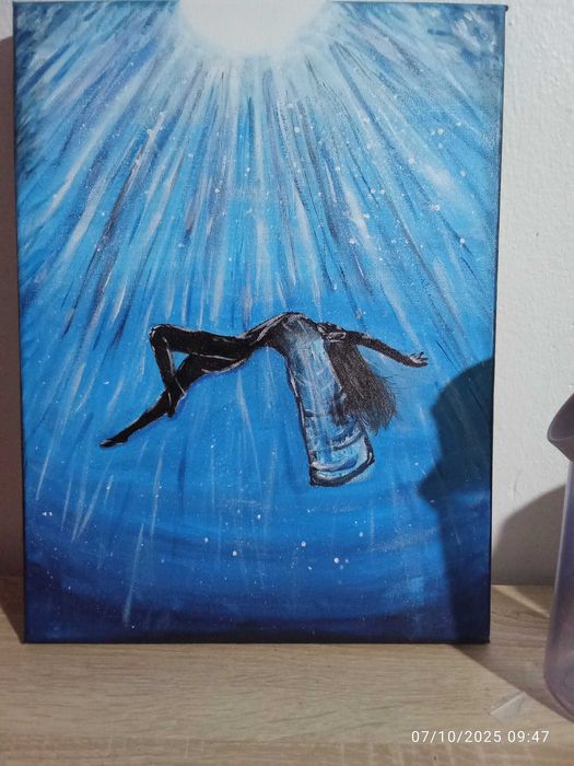 Quadro pintado à mão