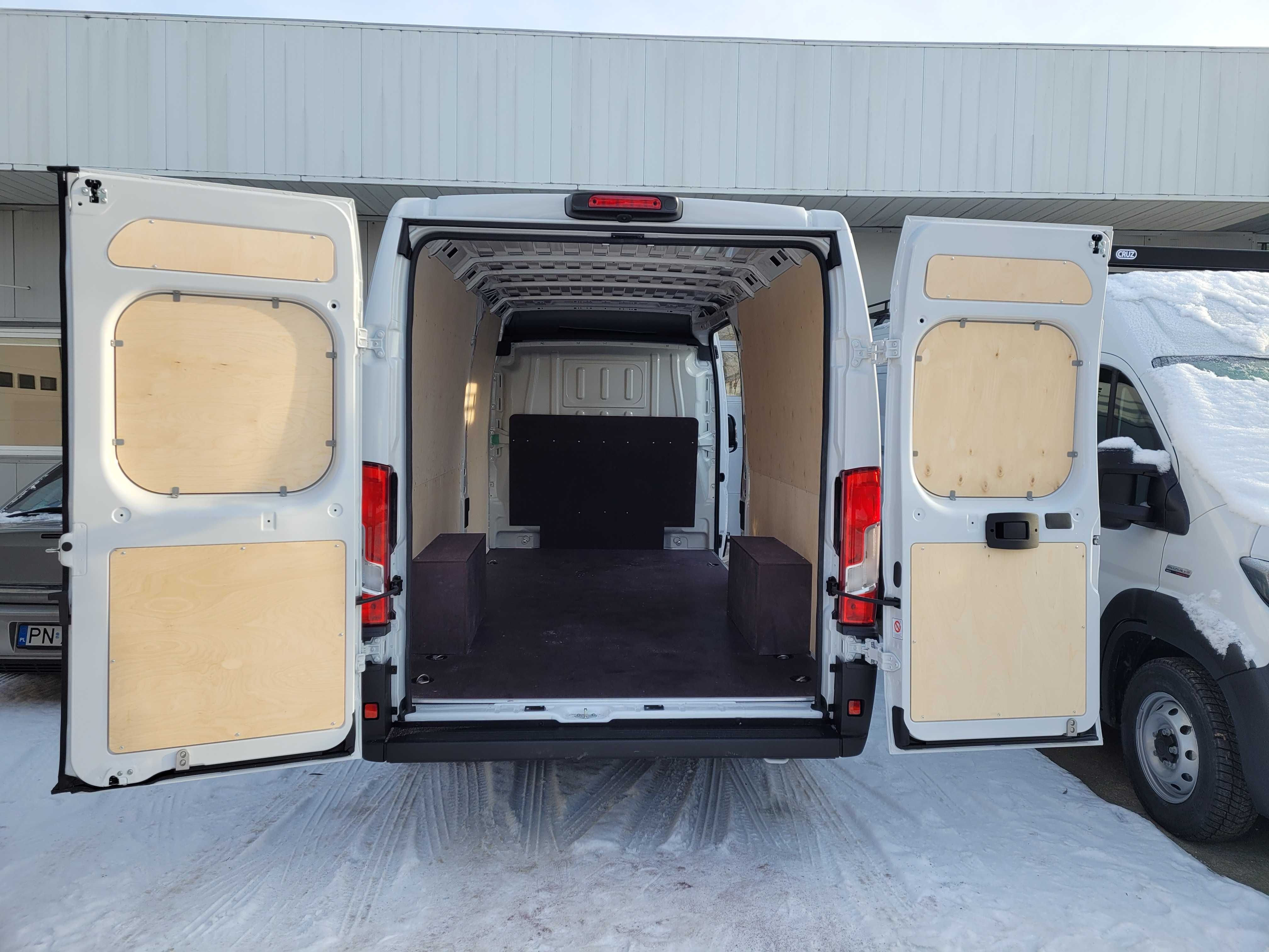 Zabudowa busa, paki Fiat Ducato, Opel Movano L4H2 MONTAŻ