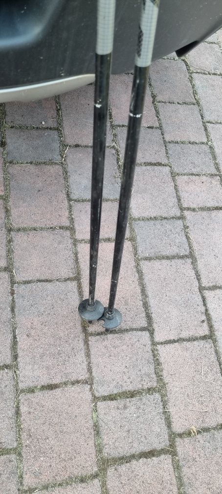 Leki Kijki do nart do zjeżdżania na nartach 110 cm