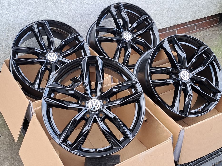ALUFELGI VW 19 5x112 Turan Passat Golf Jetta Scirocco T-Roc DM5 Black