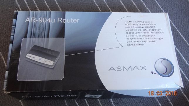 Router ASMAX AR-904u.