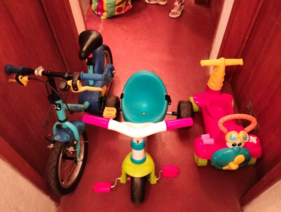 Triciclo SMOBY Be Fun Blue e Andarilho