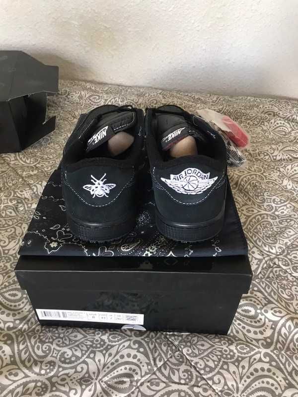 Jordan 1 Retro Low OG SP Travis Scott Black Phantom R.42