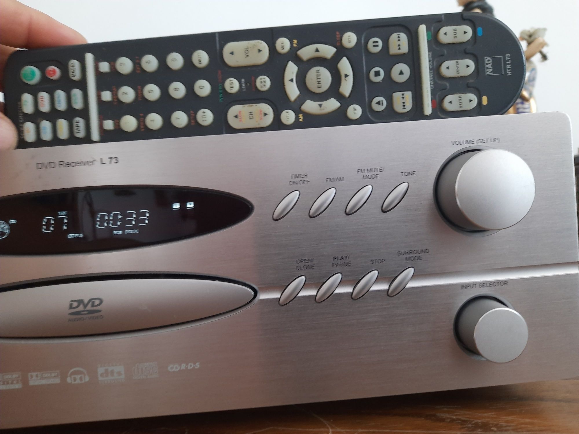 Receiver NAD L73 z orginalnym pilotem