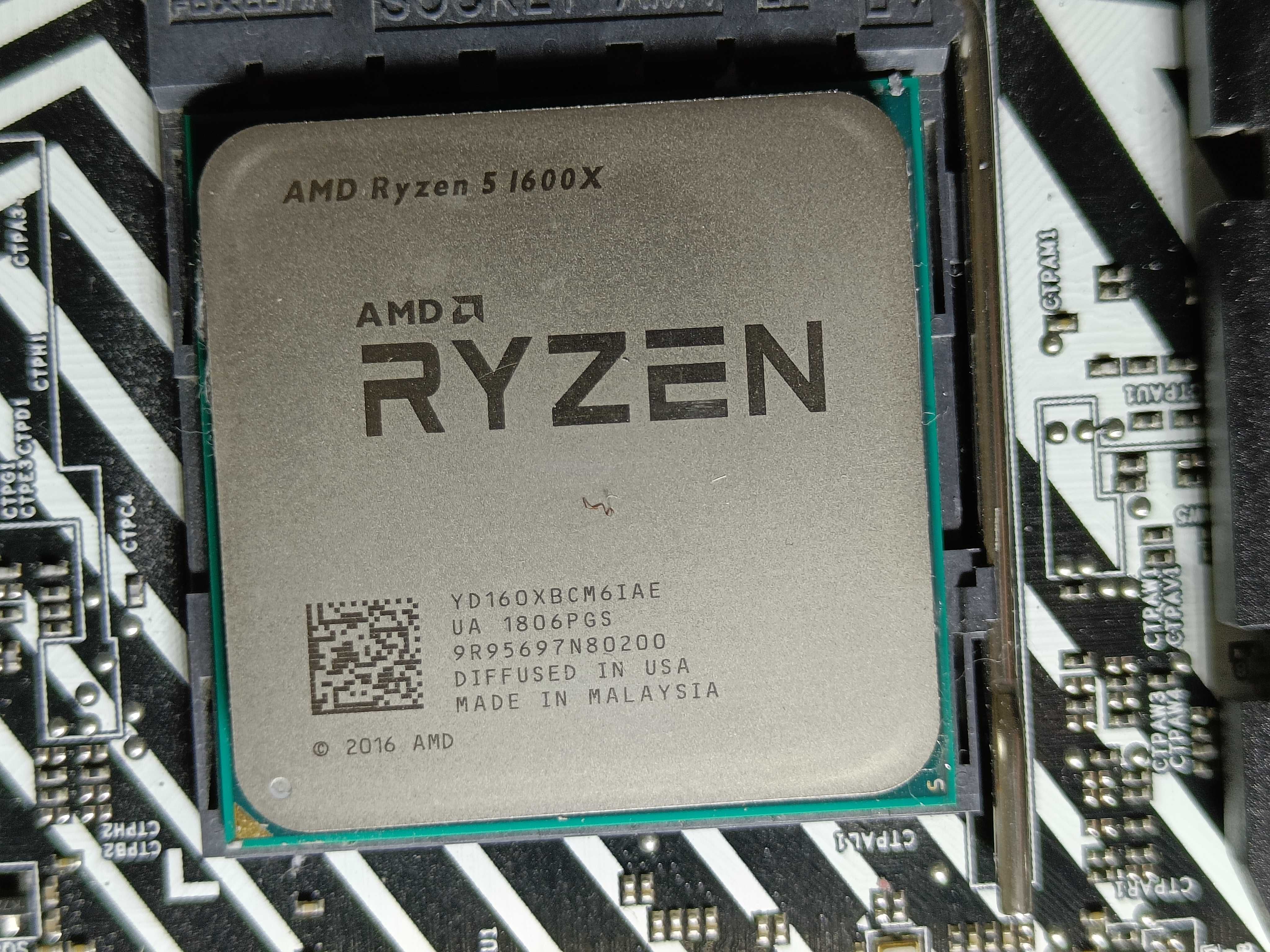 КОМПЛЕКТ Материнка AsRock A320M Pro4 + процесор AMD Ryzen 5 1600X sAM4