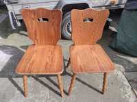 Krzesło w stylu vintage- drewniane