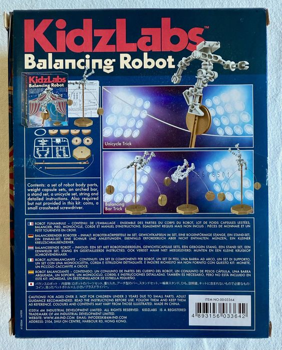 Robot Equilibrista KidzLabs - para Miúdos Curiosos!