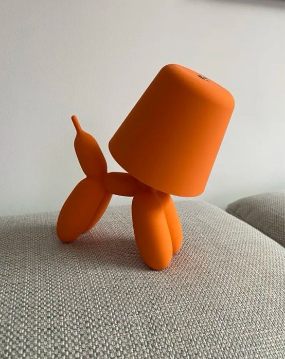 Настільна лампа собака з кульок