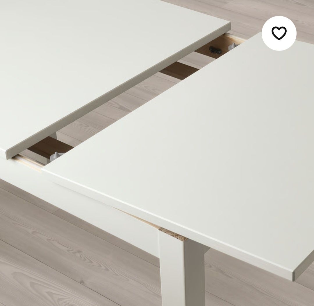 Mesa branca extensivel 1,90m  Laneberg iKEA