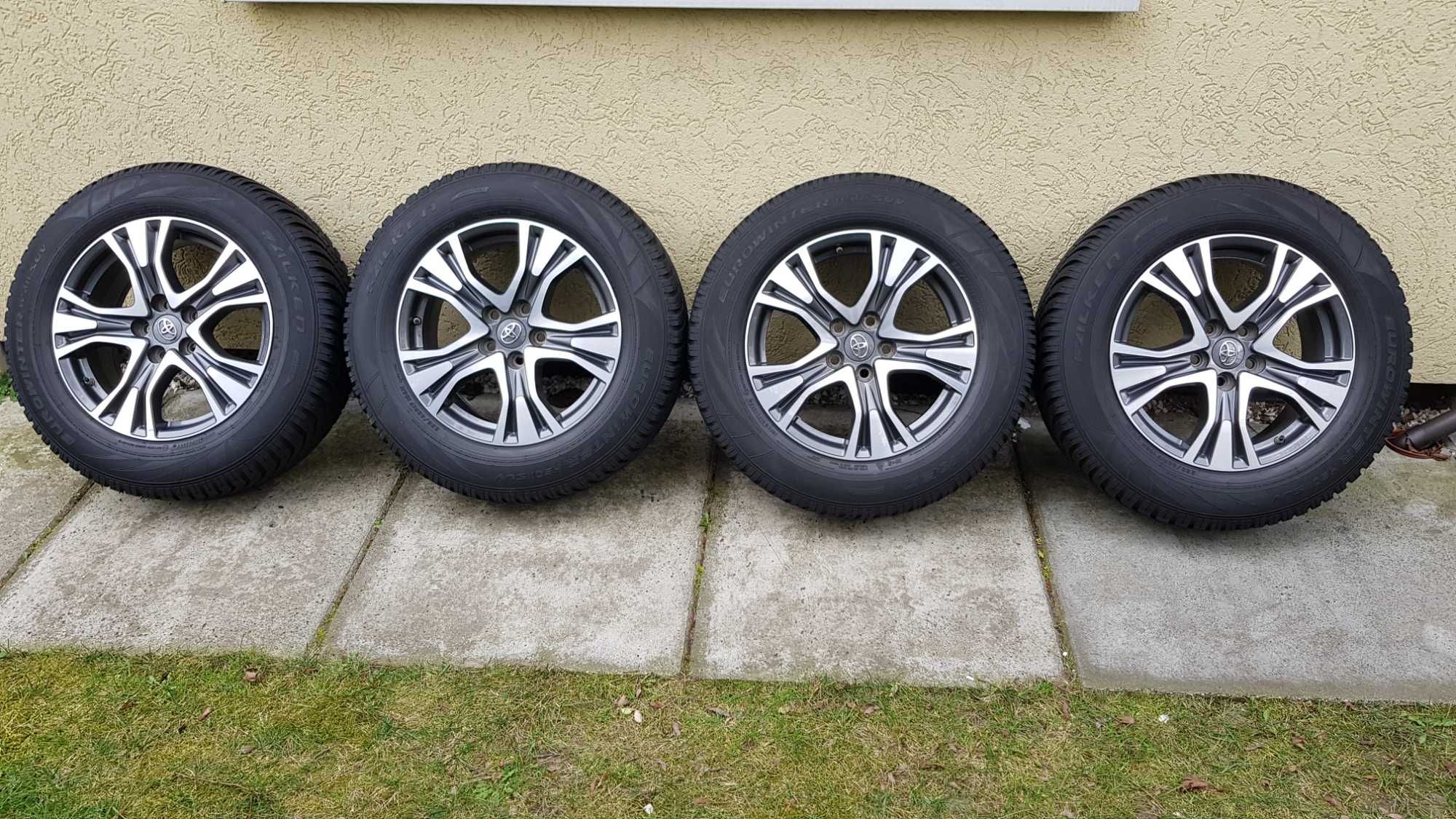 Felgi 17 Koła Toyota Rav IV 4 ET39 7J 5x114,3 PZ49M-0670-Z CZUJNIKI