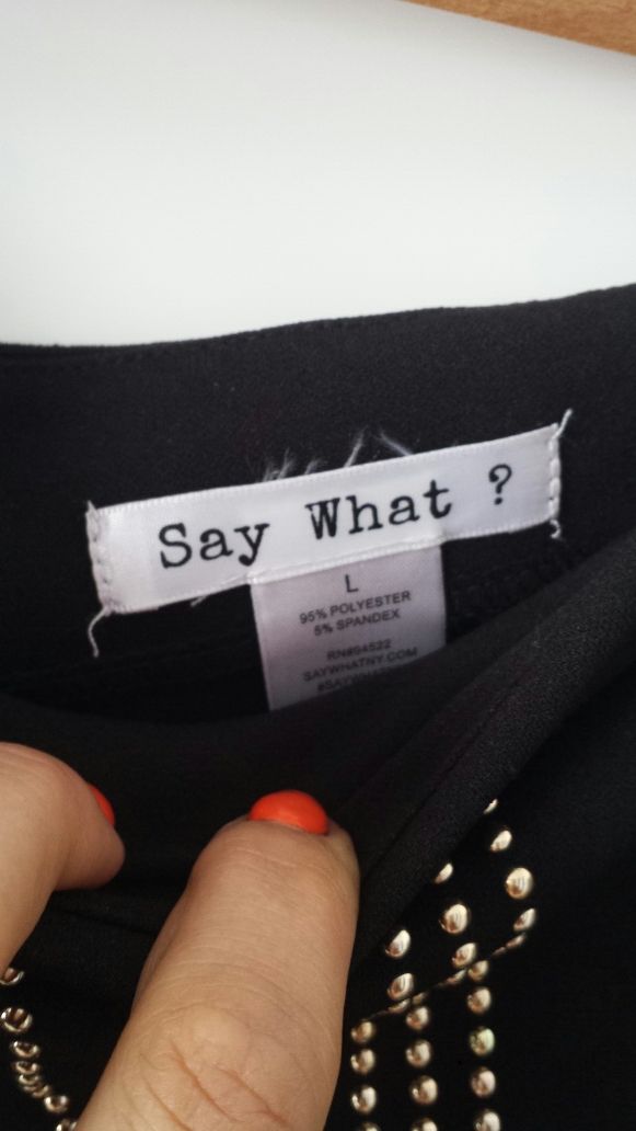 Nowa spódniczka spódnica say what ? rozm L z USA