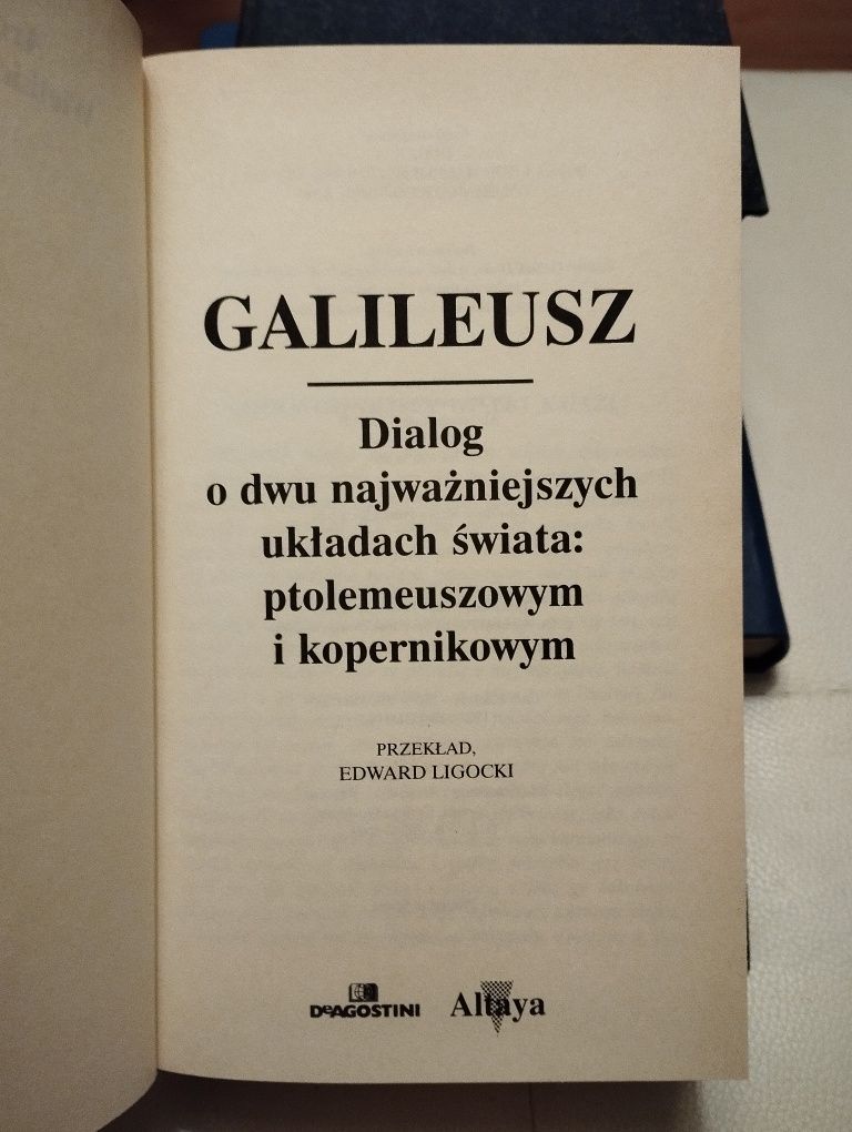 Galileusz dialog o układzie Ptolemeuszowym i kopernikowym