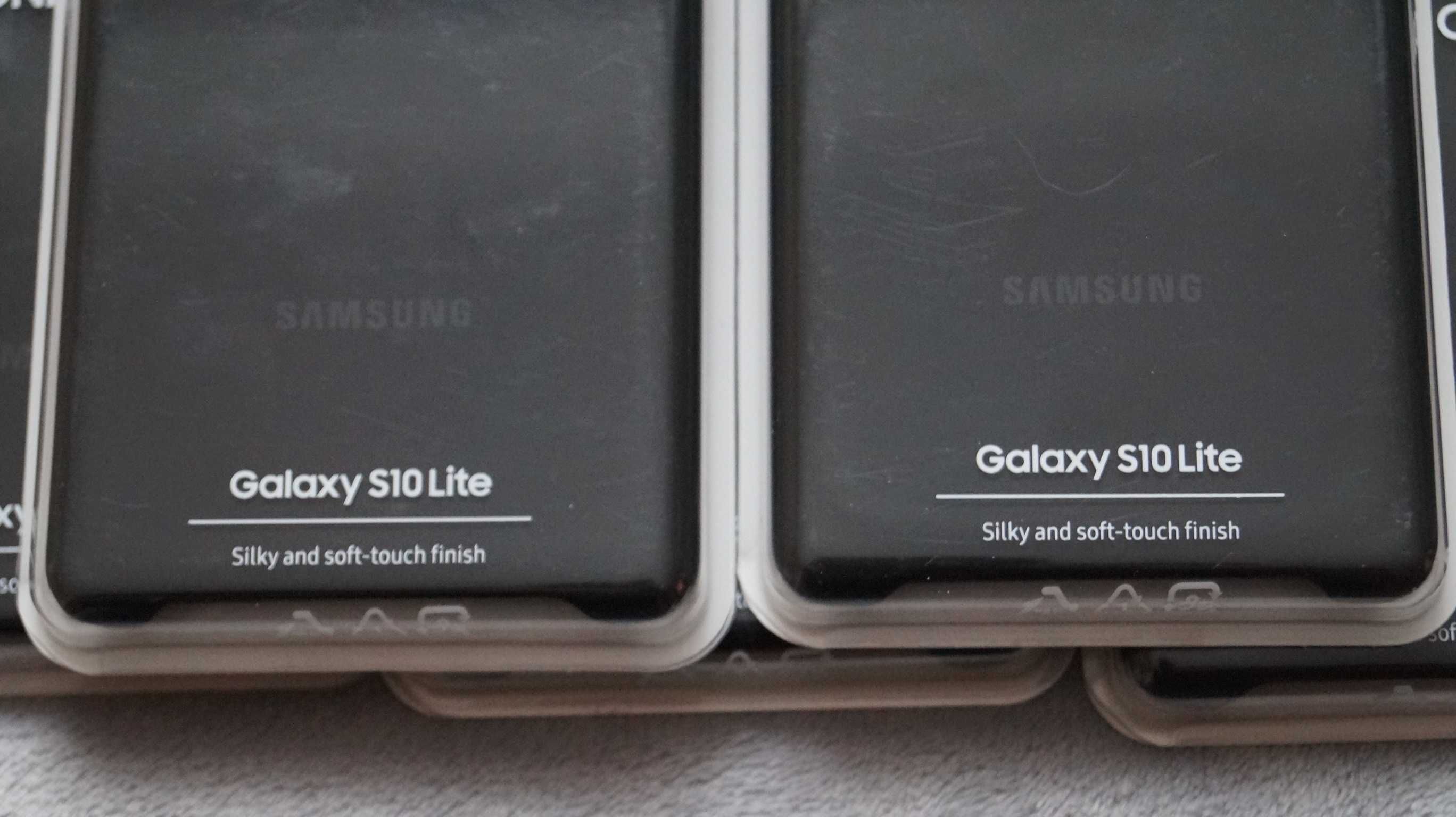 SAMSUNG Galaxy S10 Lite PLECKI Silicone Cover Czarne EF-PG770TBEGE