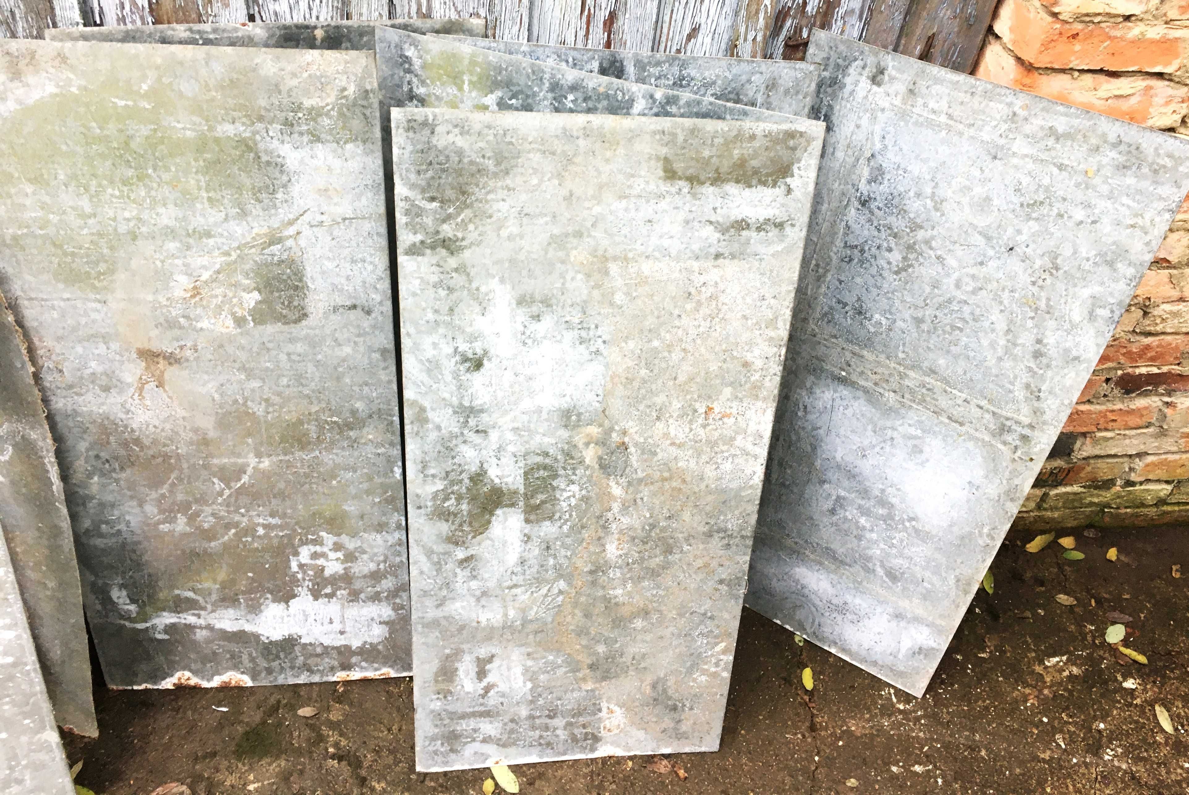 Blacha ocynkowana 6 arkuszy 1 metr x 50 cm