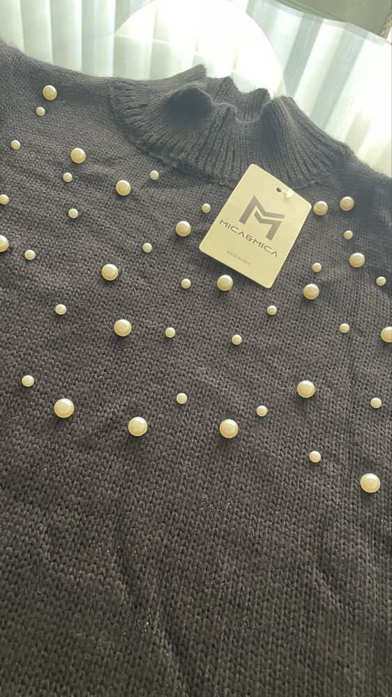 Vestido de malha tamanho único