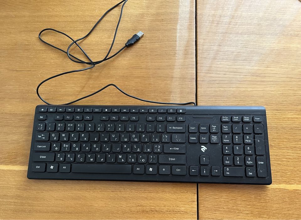 Клавіатура 2E KS210 Slim Wireless Black (2E-KS210WB)